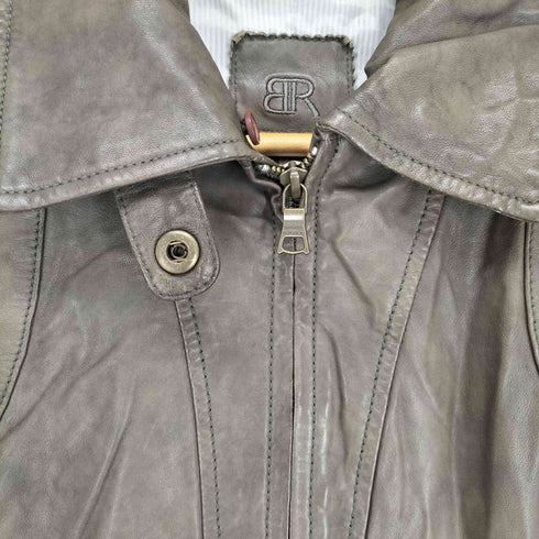 バナナリパブリック BANANA REPUBLIC レザージップアップブルゾン レディース xs