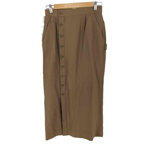 ズッカ ZUCCa フロントボタンロングスカート レディース M