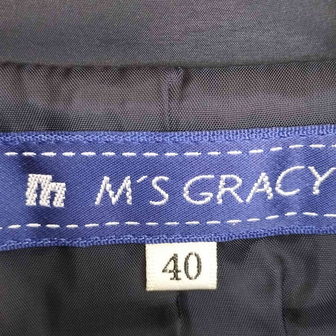 エムズグレイシー Ms GRACY フリル ダブルジップ フーディ スプリングコート レディース JPN:40