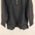 ドモン DOMON リネン ノーカラー 多ボタン プルオーバー L/S シャツ メンズ JPN:M
