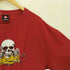 クイックシルバー Quiksilver メキシコ製 スカル フラワー ロック プリント S/S クルーネック Tシャツ メンズ import:XL