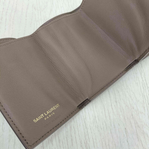 イヴサンローラン Yves Saint Laurent オリガミ タイニーウォレット 3つ折り財布 レディース