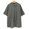 ベーシックエディションズ BASIC EDITIONS ストライプ ボタンダウン ショートスリーブシャツ メンズ 3XL