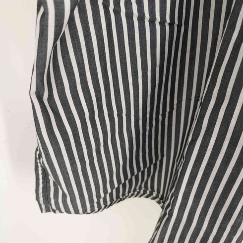 ベーシックエディションズ BASIC EDITIONS ストライプ ボタンダウン ショートスリーブシャツ メンズ 3XL