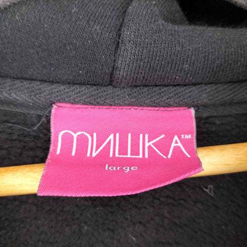 ミシカ MISHKA プリントプルオーバーパーカー メンズ JPN:L