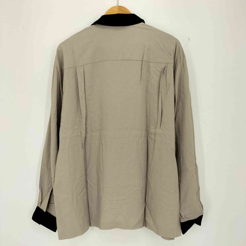 ジーユー GU レーヨン ボウリングシャツ メンズ JPN:L