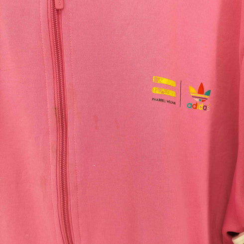 アディダスオリジナルス adidas Originals アーティスト コラボ ロゴ両面プリント サイドライン トラックジャケット メンズ XL