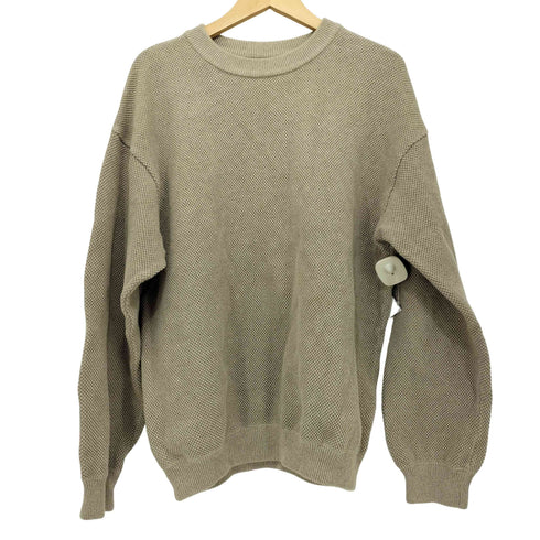 クレプスキュール crepuscule moss stitch L/S SWEAT 鹿の子スウエット メンズ 1