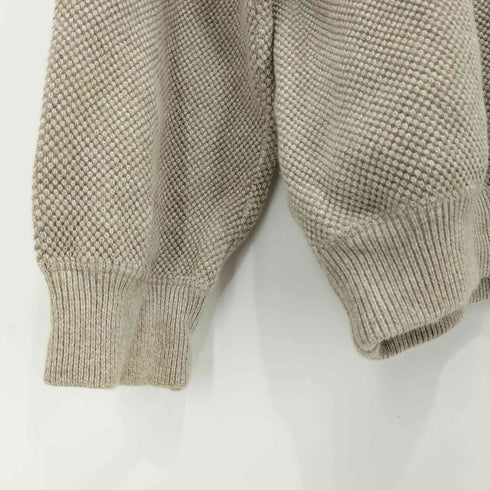 クレプスキュール crepuscule moss stitch L/S SWEAT 鹿の子スウエット メンズ 1