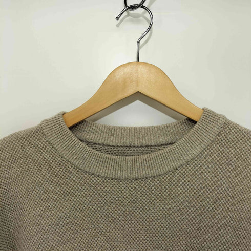 クレプスキュール crepuscule moss stitch L/S SWEAT 鹿の子スウエット メンズ 1