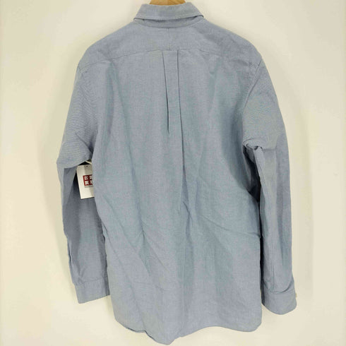 ラルフローレン RALPH LAUREN CLASSIC FIT クラシック フィット コットン ロゴ刺繍 L/S シャツ メンズ import:M