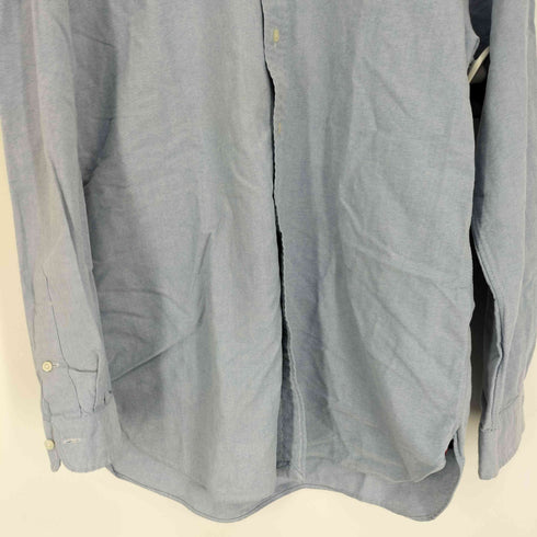 ラルフローレン RALPH LAUREN CLASSIC FIT クラシック フィット コットン ロゴ刺繍 L/S シャツ メンズ import:M