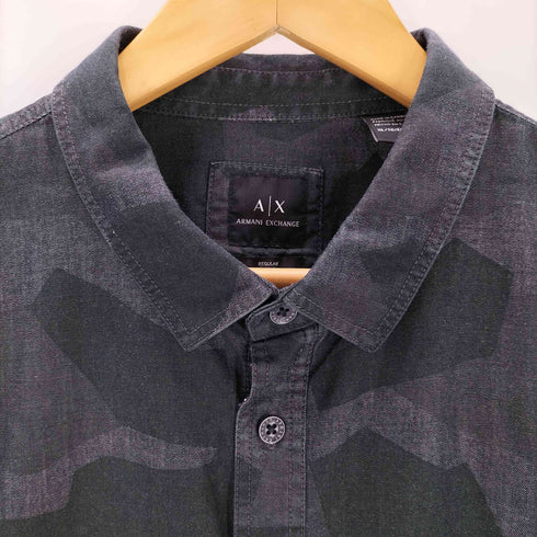 アルマーニエクスチェンジ ARMANI EXCHANGE カモフラ ショートスリーブシャツ メンズ import:XL