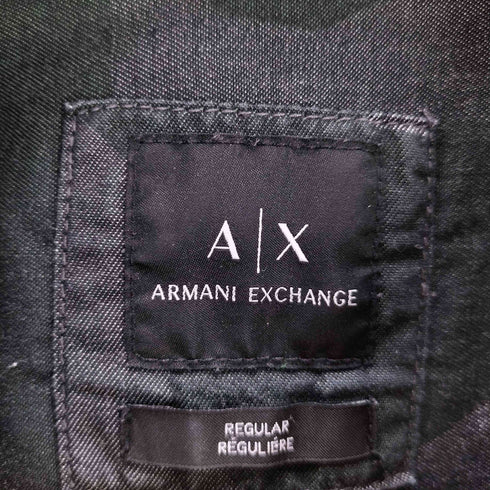 アルマーニエクスチェンジ ARMANI EXCHANGE カモフラ ショートスリーブシャツ メンズ import:XL