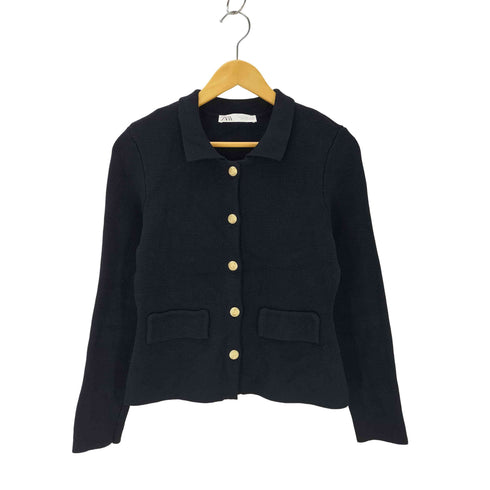 ザラ ZARA プレーンニット カーディガン レディース import:S