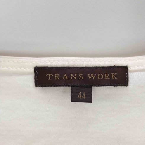 トランスワーク TRANS WORK スパンコール カットソー レディース 44