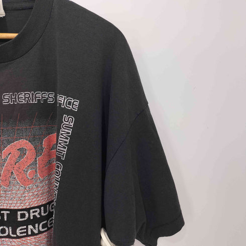 フルーツオブザルーム FRUIT OF THE LOOM 90s USA製 シングルステッチ DARE プリントS/S TEE メンズ XXXL