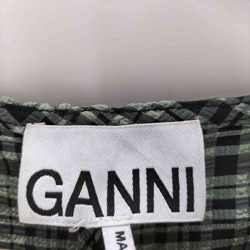 ガニー Ganni ストレッチシアーサッカートップス レディース FR:36