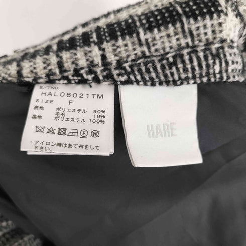 ハレ HARE フリンジチェックスカート レディース FREE