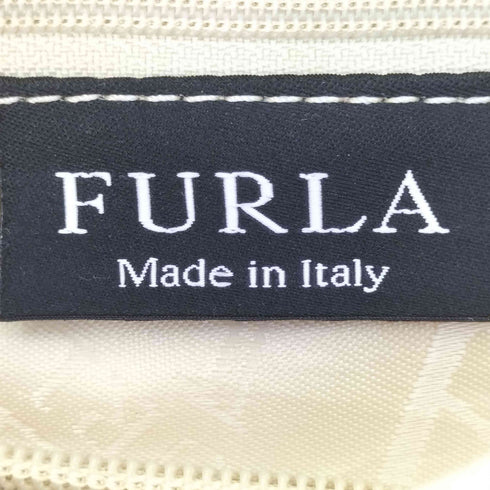 フルラ FURLA イタリア製 レザー キャンバス 切替 ショルダーバッグ レディース