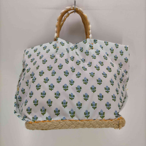 ツモリチサト TSUMORI CHISATO ナイロン 総柄かごバッグ レディース