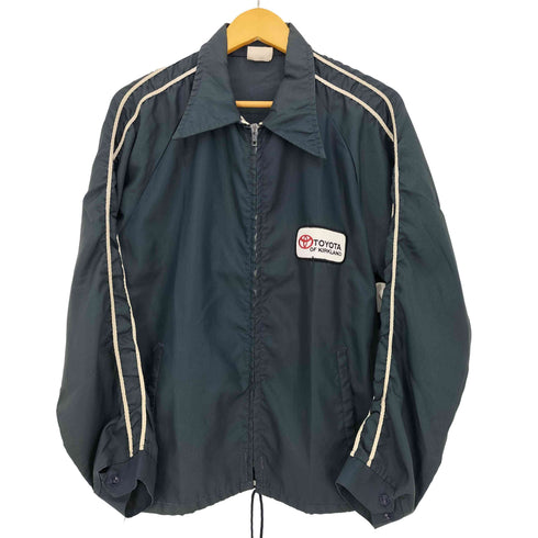 70-80s USA製 PRIDEジップ 企業パッチ コーチジャケット メンズ