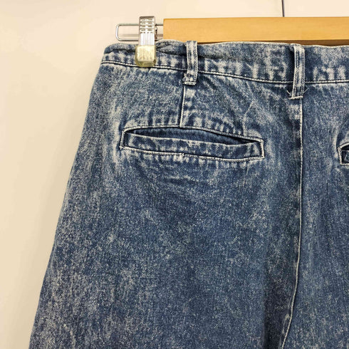 ビーノ Beno ケミカルウォッシュ タックワイドデニム メンズ M