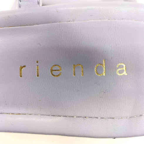 リエンダ rienda デザインヒールトングサンダル レディース JPN:M