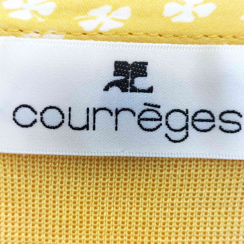 クレージュ courreges フリル クルーネックTシャツ レディース 9R