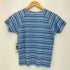 クレージュ courreges ラメ ボーダー クルーネックTシャツ レディース 9R