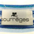 クレージュ courreges ラメ ボーダー クルーネックTシャツ レディース 9R