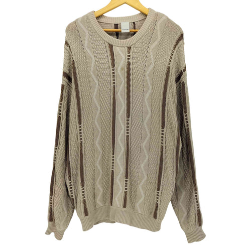 キャスパージョン CASPER JOHN Vintage Jacquard Knit ビンテージジャガードニット 3Dニット メンズ