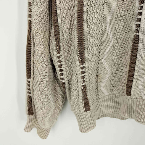 キャスパージョン CASPER JOHN Vintage Jacquard Knit ビンテージジャガードニット 3Dニット メンズ