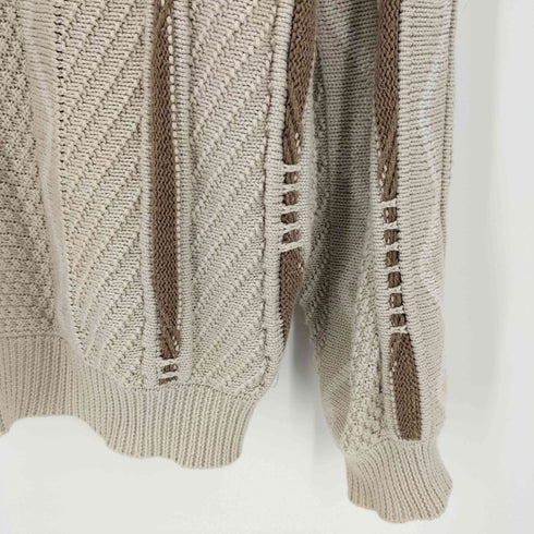 キャスパージョン CASPER JOHN Vintage Jacquard Knit ビンテージジャガードニット 3Dニット メンズ