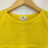 クレージュ courreges コットンナイロン ベルトデザイン クルーネックTシャツ レディース JPN:38