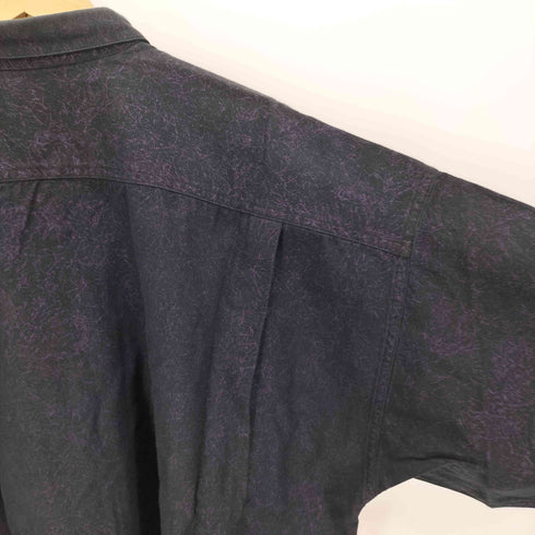 ジュンココシノ JUNKO KOSHINO コットン 変形ポケット 幾何学柄 L/S シャツ レディース