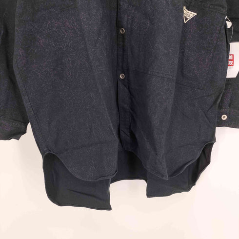 ジュンココシノ JUNKO KOSHINO コットン 変形ポケット 幾何学柄 L/S シャツ レディース
