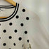 クレージュ courreges レーヨンナイロン ドット リボン クルーネックニット レディース JPN:38