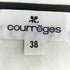 クレージュ courreges レーヨンナイロン ドット リボン クルーネックニット レディース JPN:38