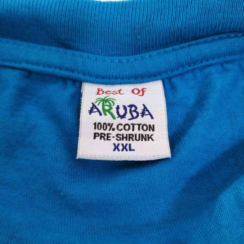 Best of ARUBA フロントプリント Tシャツ メンズ XXL