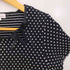 クレージュ courreges ドット リボン ワッフルブラウス レディース 9R