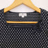 クレージュ courreges ドット リボン ワッフルブラウス レディース 9R