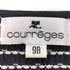 クレージュ courreges ドット リボン ワッフルブラウス レディース 9R