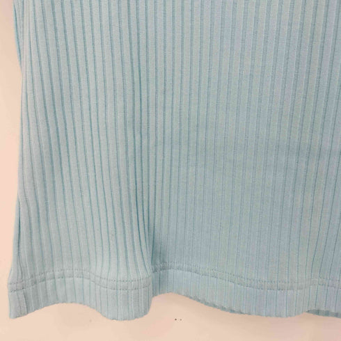 クレージュ courreges 袖リボン スクエアネック リブニット レディース 9R