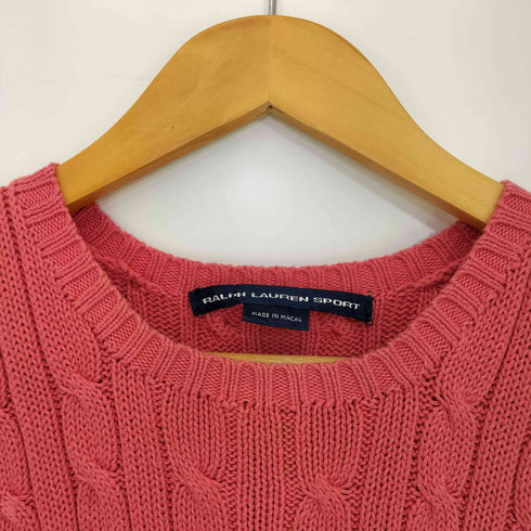 ラルフローレンスポーツ RALPH LAUREN SPORT ポニー刺繍 コットンニット ベスト レディース import:M