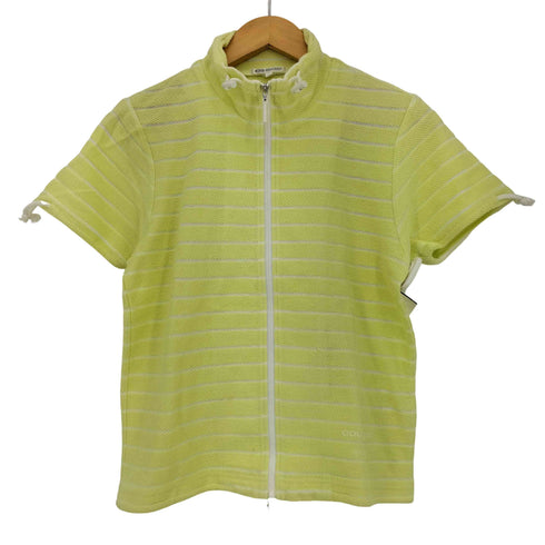 クレージュ courreges ドローコード 裾ロゴ 半袖ジャージ レディース