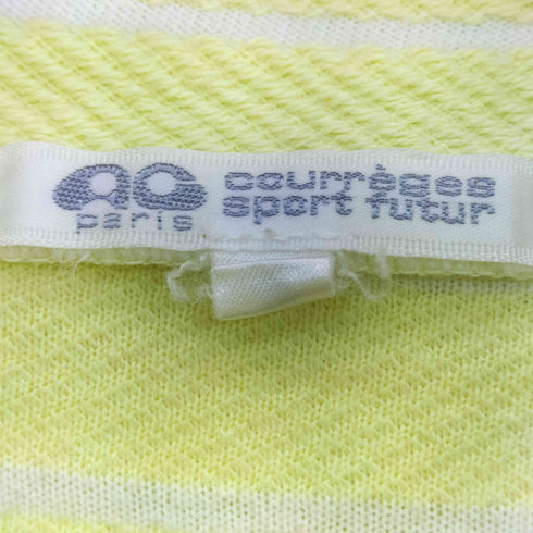 クレージュ courreges ドローコード 裾ロゴ 半袖ジャージ レディース