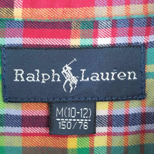 ラルフローレン RALPH LAUREN ポニー刺繍 ボタンダウンシャツ レディース import:M