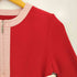 クレージュ courreges コットンレーヨン 袖ジップ ジップカーディガン レディース 9R