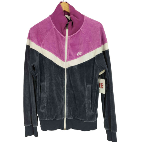 ナイキ NIKE 11AW グレータグ バイカラー ベロア トラックジャケット メンズ JPN:M